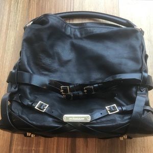 Burberry Bridle black leather purse